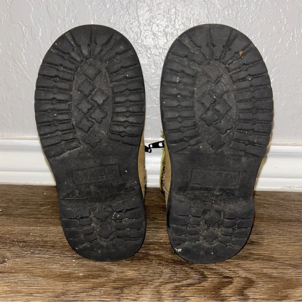 Toddler Magellan Brown Outdoor Camo Realtree Zip Up Boots Size 9 |F32
